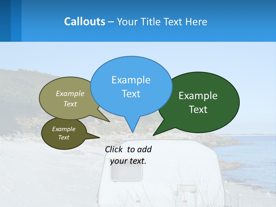 Sea Home Vacation PowerPoint Template