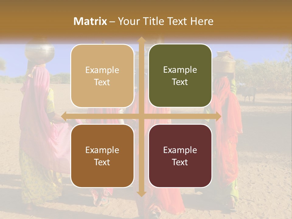 Ethnic Adventure Sand PowerPoint Template