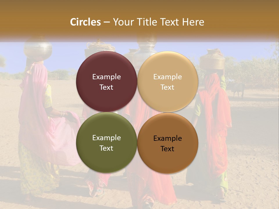 Ethnic Adventure Sand PowerPoint Template