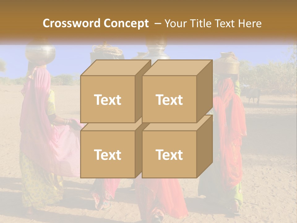 Ethnic Adventure Sand PowerPoint Template