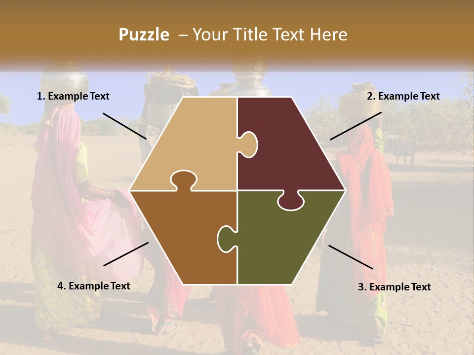 Ethnic Adventure Sand PowerPoint Template