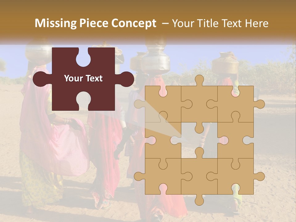 Ethnic Adventure Sand PowerPoint Template