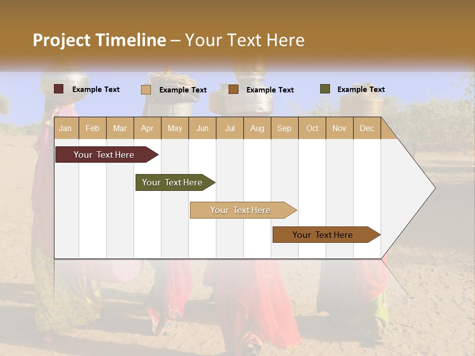 Ethnic Adventure Sand PowerPoint Template