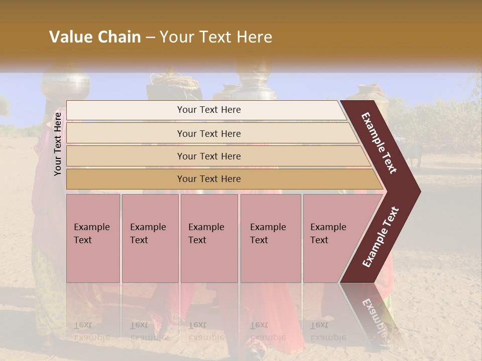 Ethnic Adventure Sand PowerPoint Template