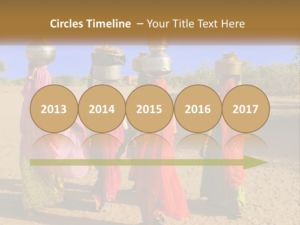 Ethnic Adventure Sand PowerPoint Template