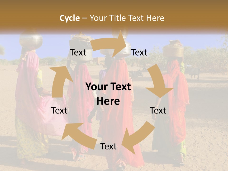 Ethnic Adventure Sand PowerPoint Template