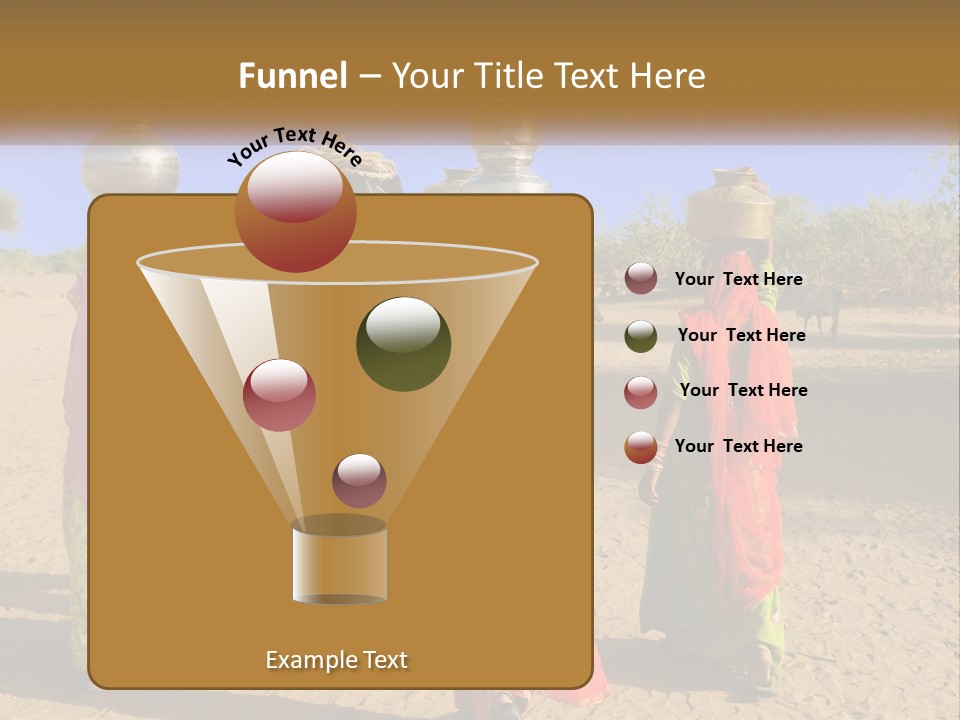 Ethnic Adventure Sand PowerPoint Template