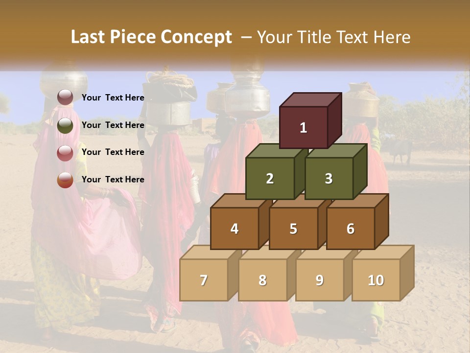 Ethnic Adventure Sand PowerPoint Template