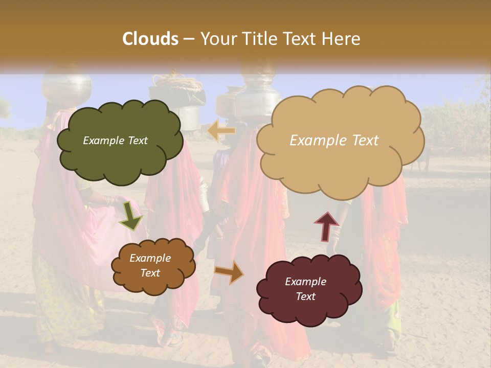 Ethnic Adventure Sand PowerPoint Template