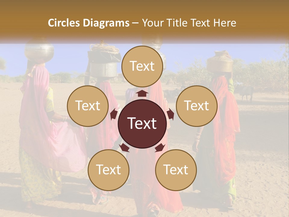 Ethnic Adventure Sand PowerPoint Template