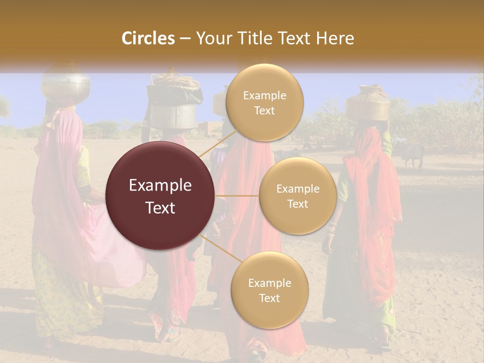 Ethnic Adventure Sand PowerPoint Template