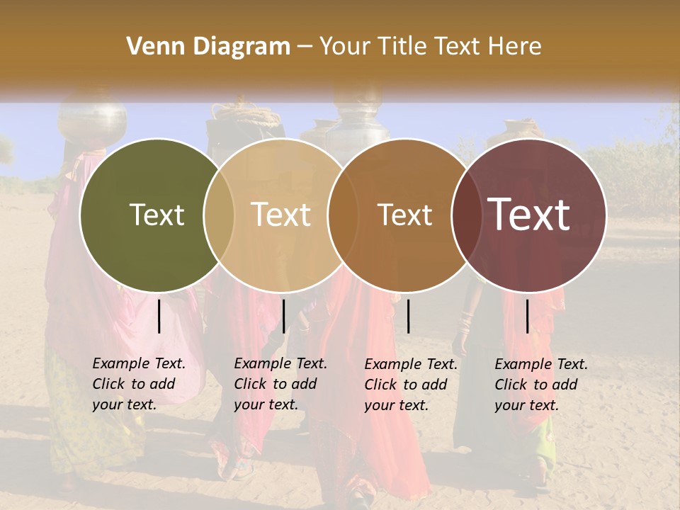 Ethnic Adventure Sand PowerPoint Template