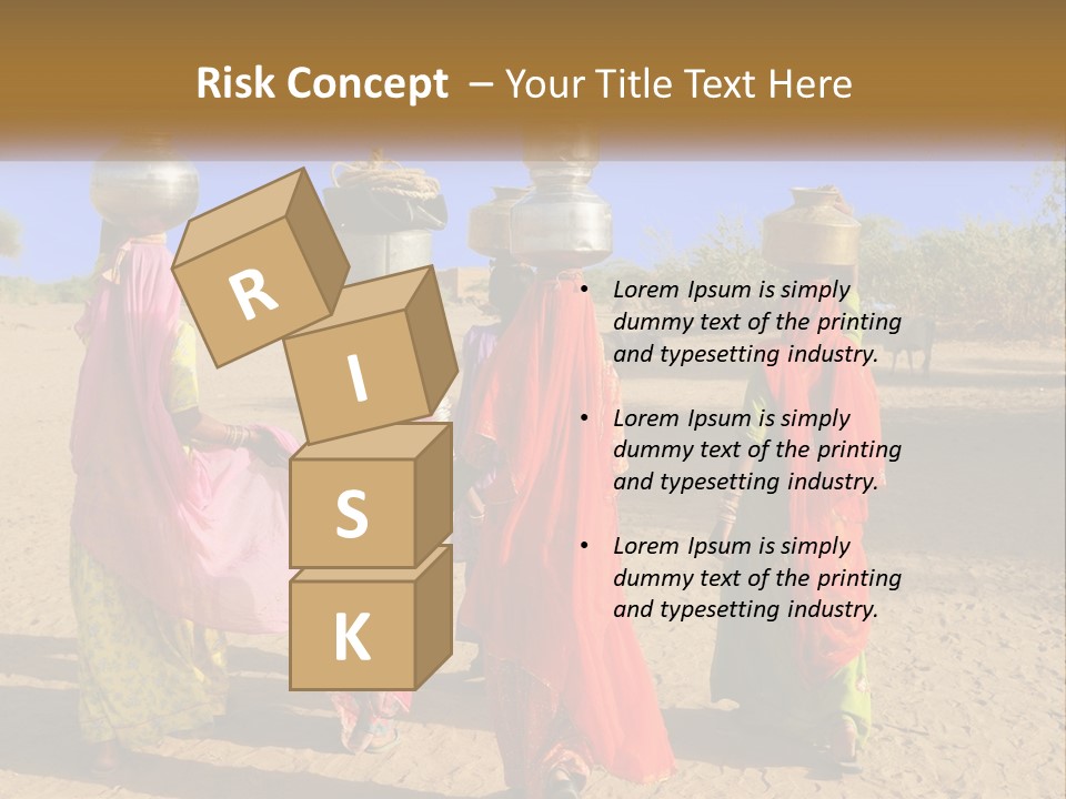 Ethnic Adventure Sand PowerPoint Template