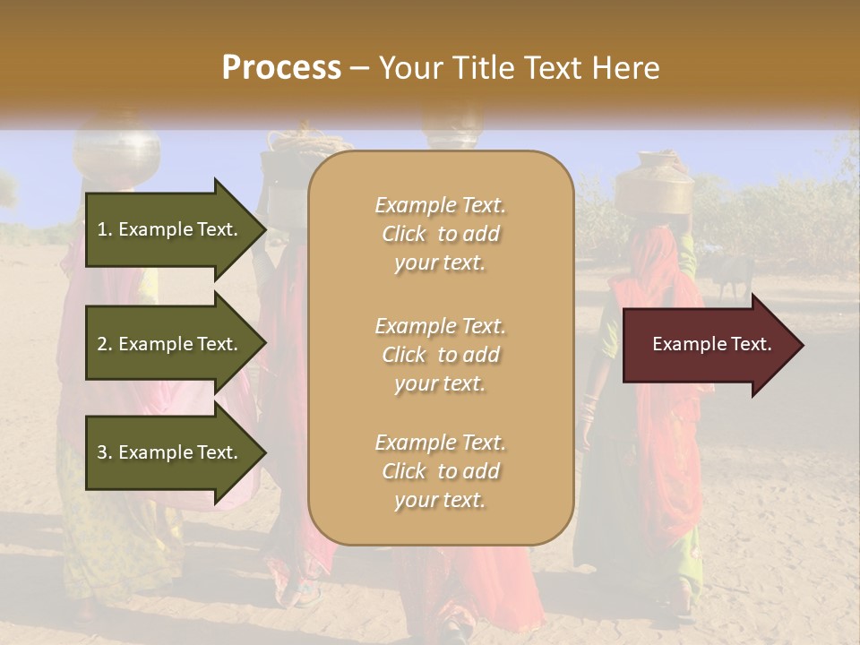 Ethnic Adventure Sand PowerPoint Template
