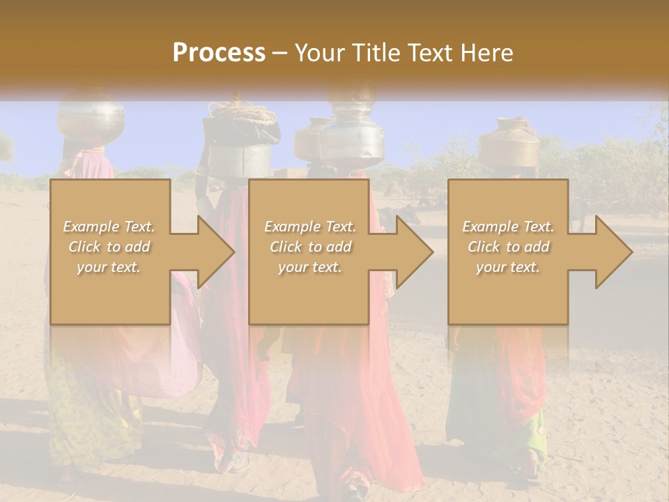 Ethnic Adventure Sand PowerPoint Template