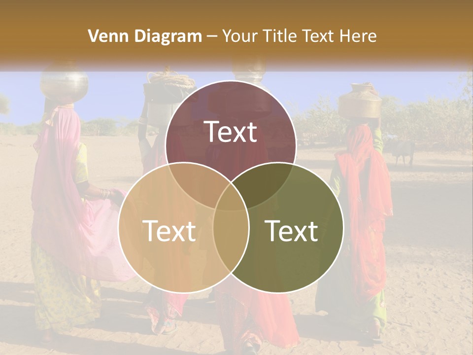 Ethnic Adventure Sand PowerPoint Template