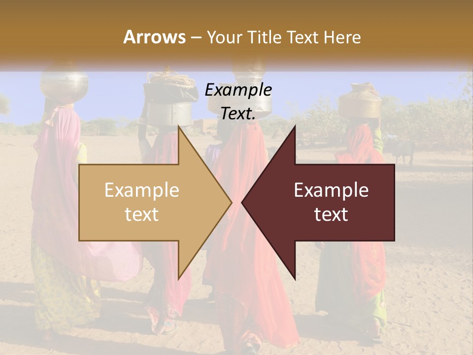 Ethnic Adventure Sand PowerPoint Template