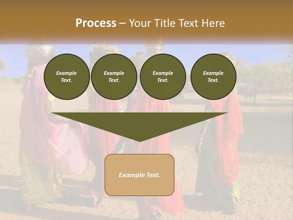 Ethnic Adventure Sand PowerPoint Template