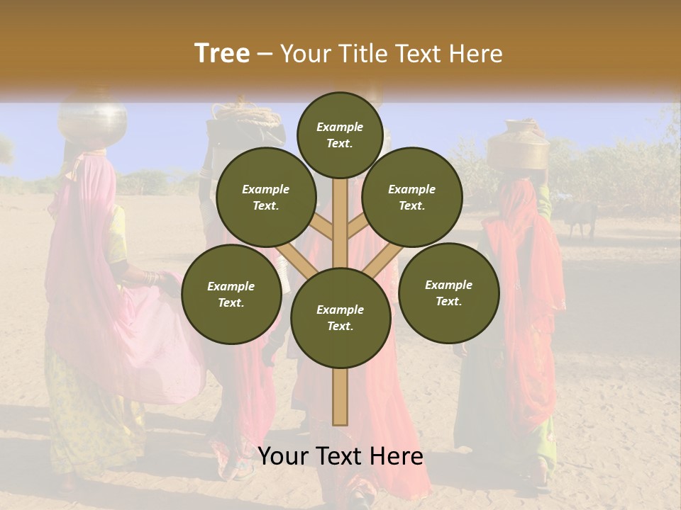 Ethnic Adventure Sand PowerPoint Template