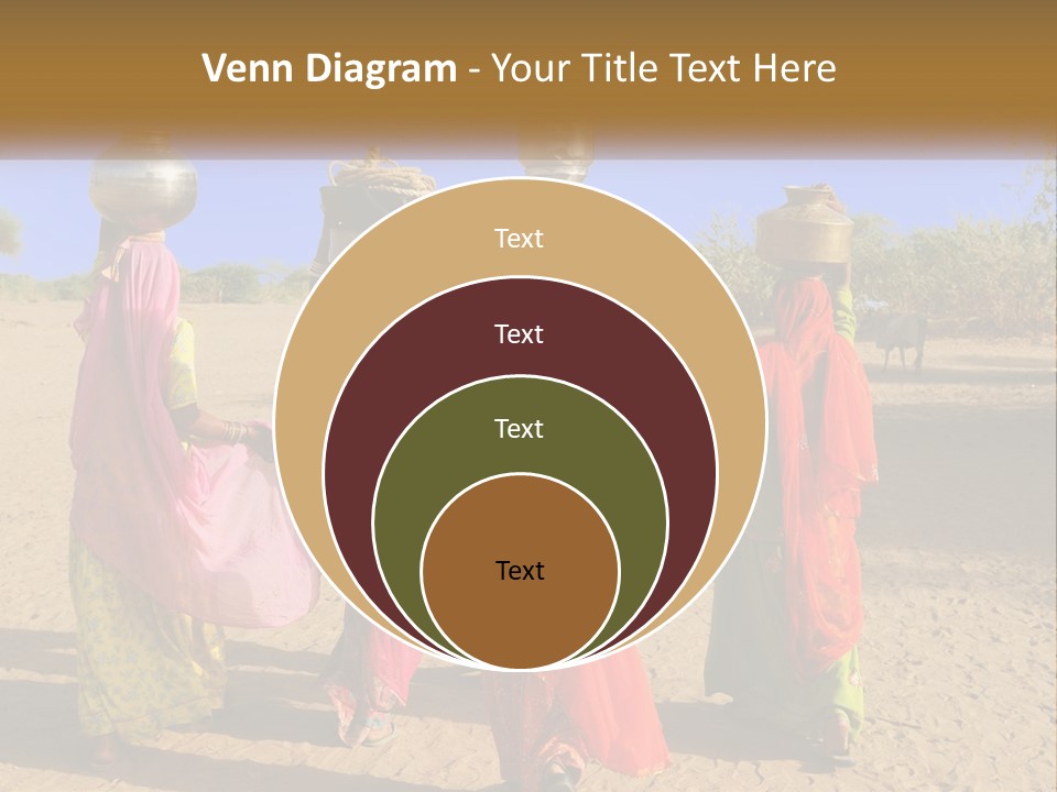 Ethnic Adventure Sand PowerPoint Template