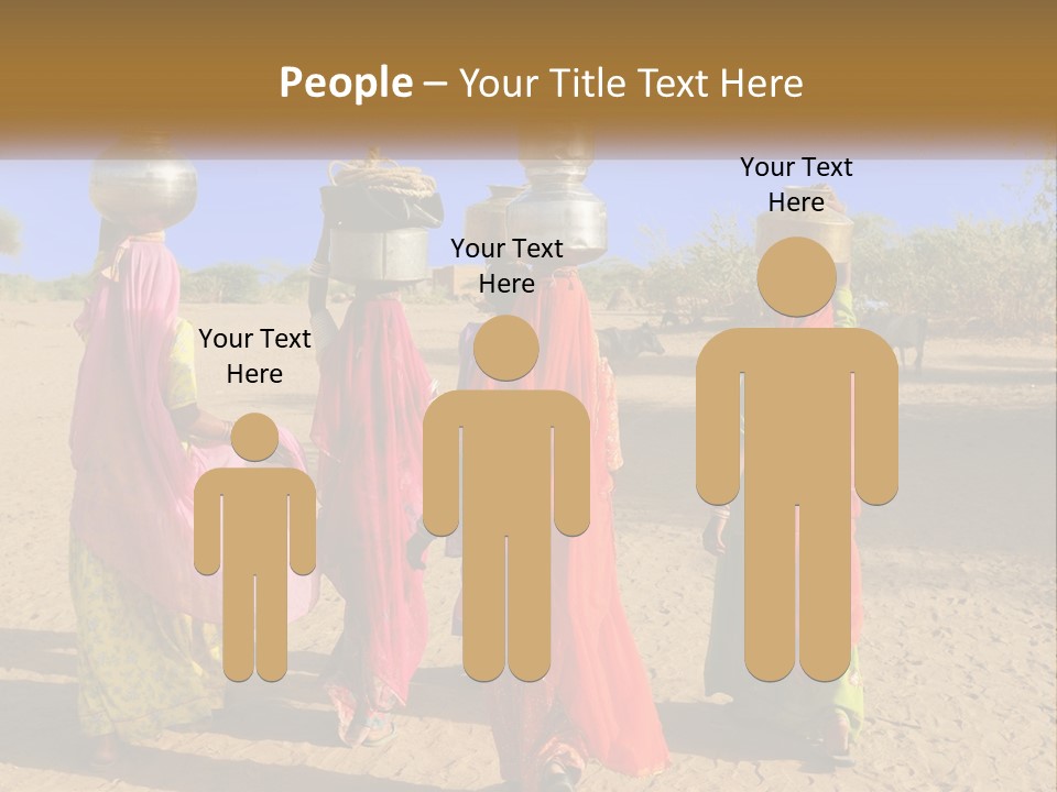 Ethnic Adventure Sand PowerPoint Template