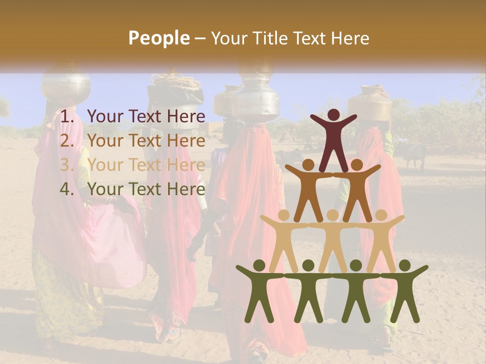 Ethnic Adventure Sand PowerPoint Template