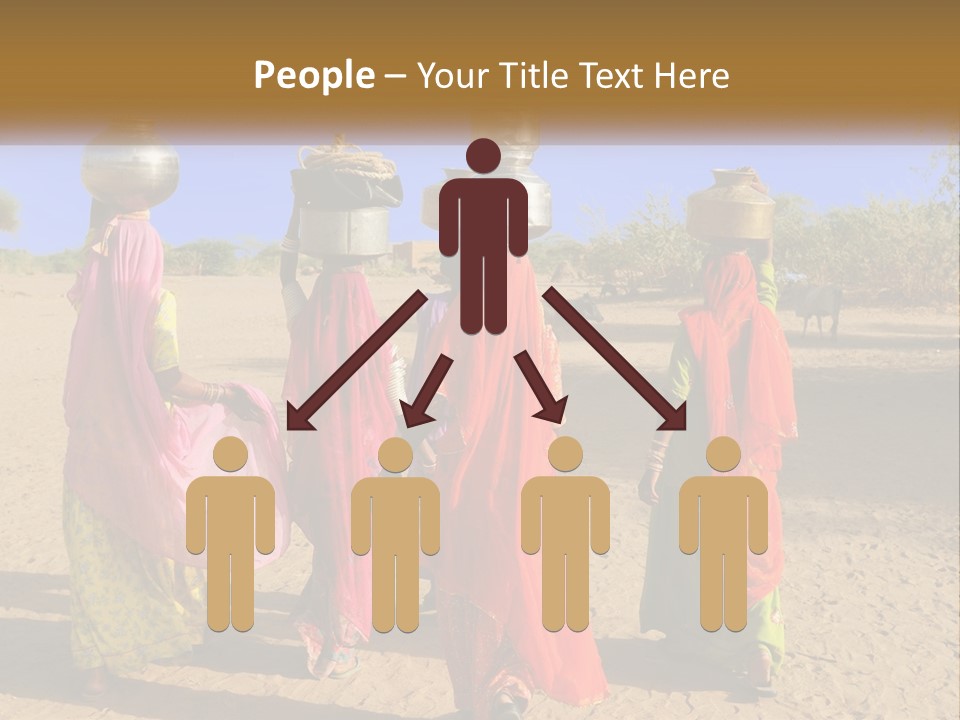 Ethnic Adventure Sand PowerPoint Template