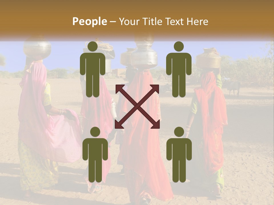 Ethnic Adventure Sand PowerPoint Template