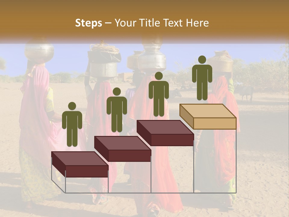 Ethnic Adventure Sand PowerPoint Template