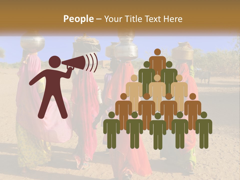 Ethnic Adventure Sand PowerPoint Template