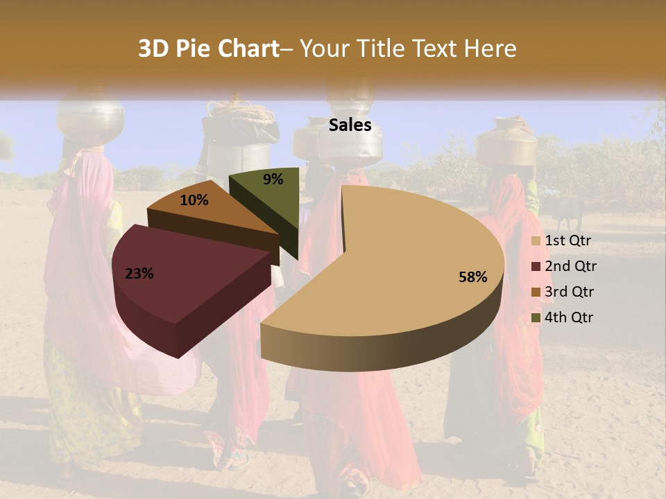 Ethnic Adventure Sand PowerPoint Template