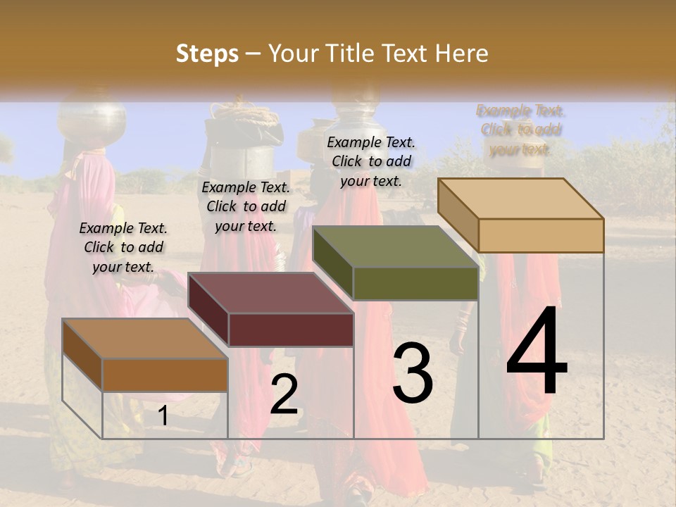Ethnic Adventure Sand PowerPoint Template