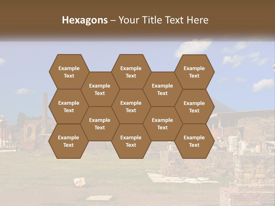 Ruinous Trip Europe PowerPoint Template