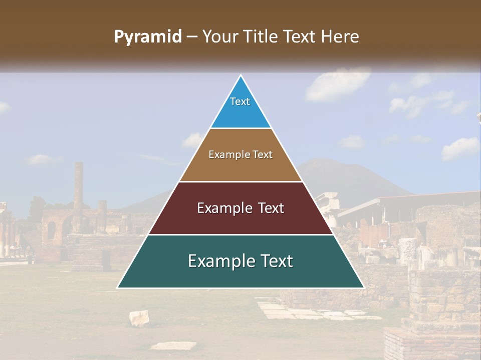 Ruinous Trip Europe PowerPoint Template