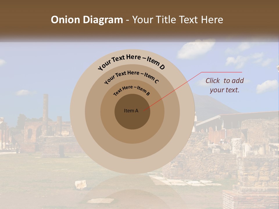 Ruinous Trip Europe PowerPoint Template