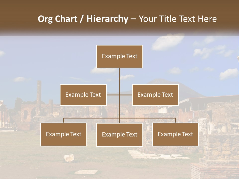 Ruinous Trip Europe PowerPoint Template