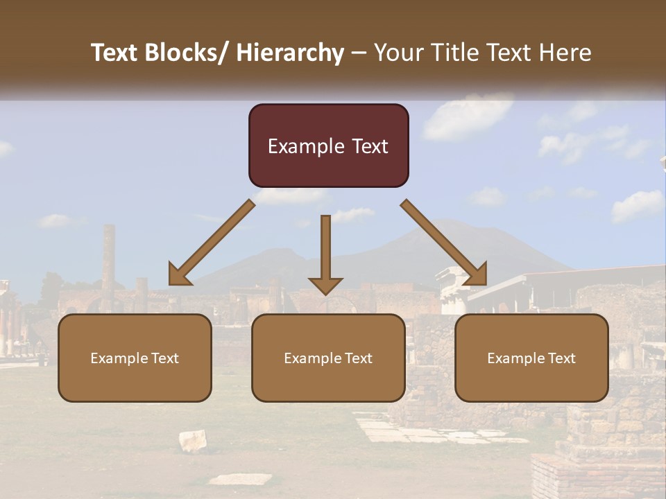 Ruinous Trip Europe PowerPoint Template