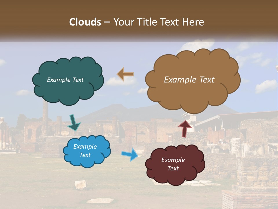 Ruinous Trip Europe PowerPoint Template