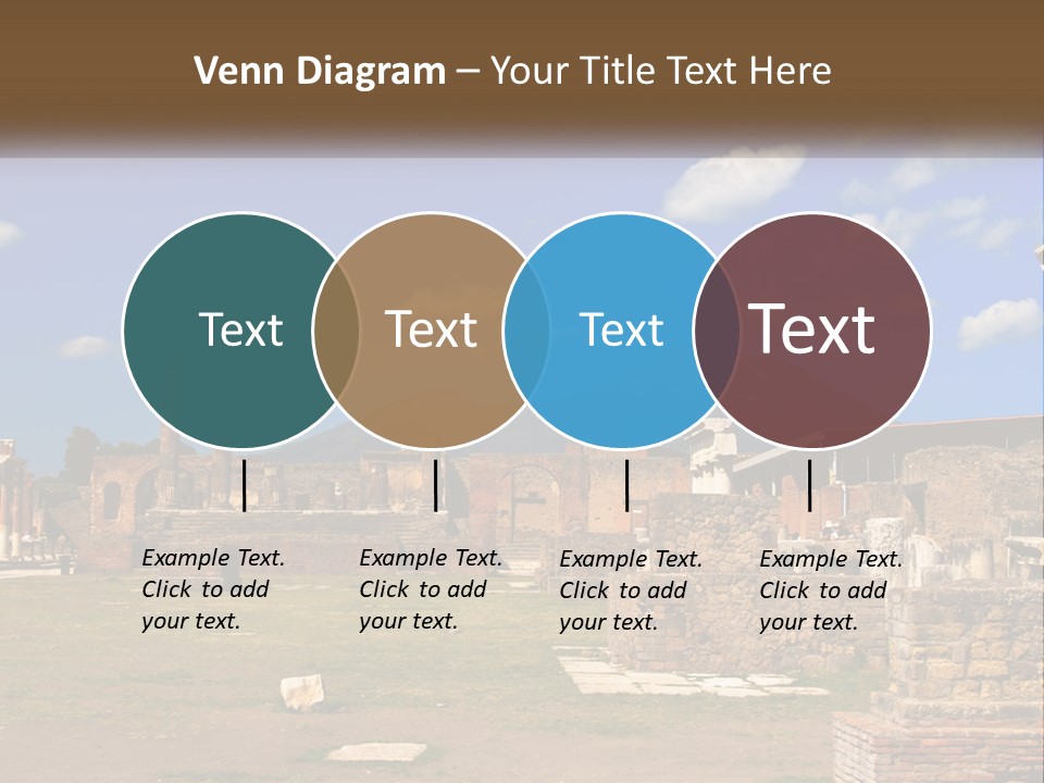 Ruinous Trip Europe PowerPoint Template