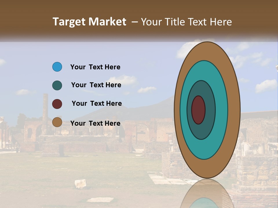 Ruinous Trip Europe PowerPoint Template