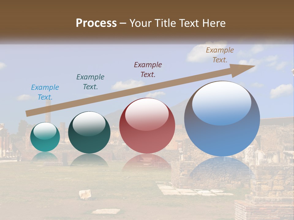 Ruinous Trip Europe PowerPoint Template