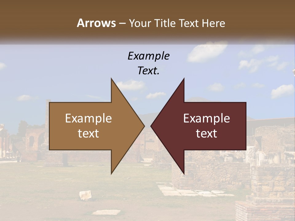 Ruinous Trip Europe PowerPoint Template