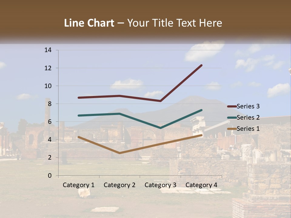 Ruinous Trip Europe PowerPoint Template