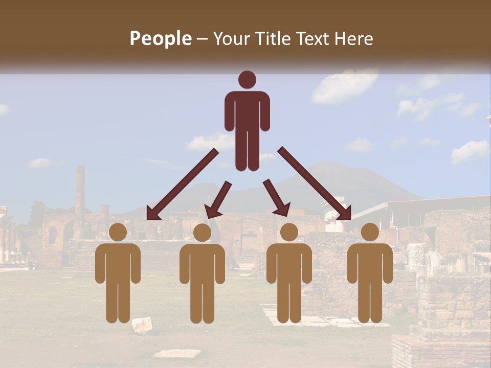 Ruinous Trip Europe PowerPoint Template