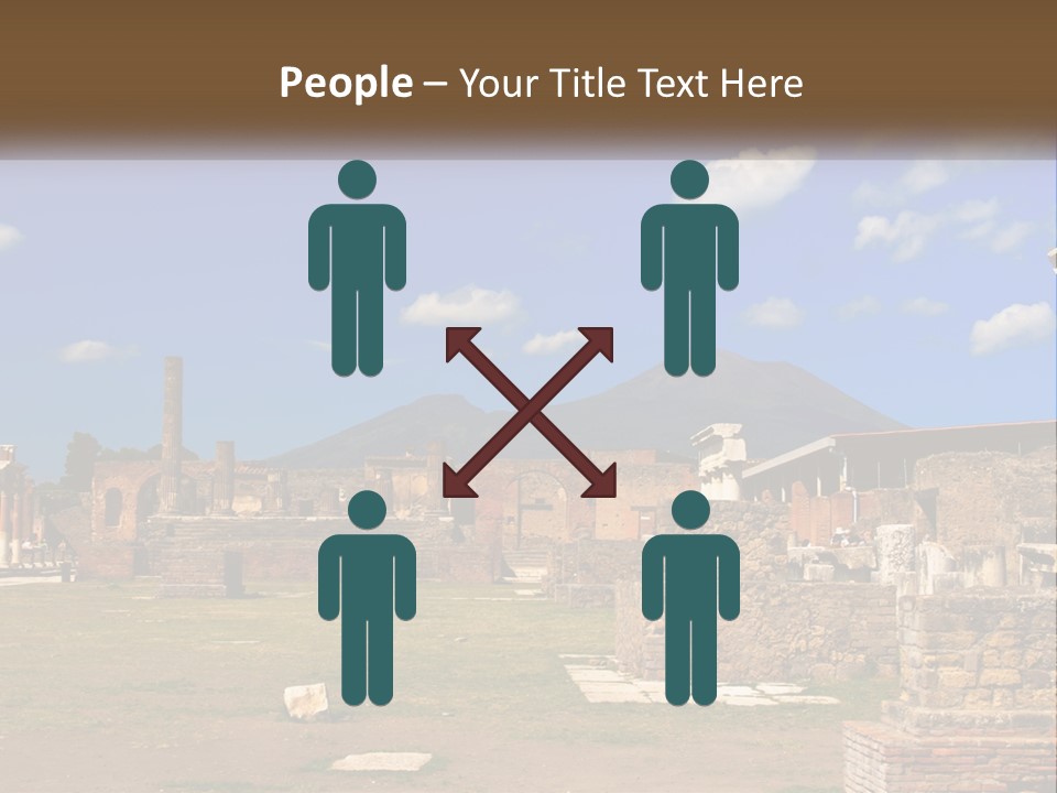 Ruinous Trip Europe PowerPoint Template