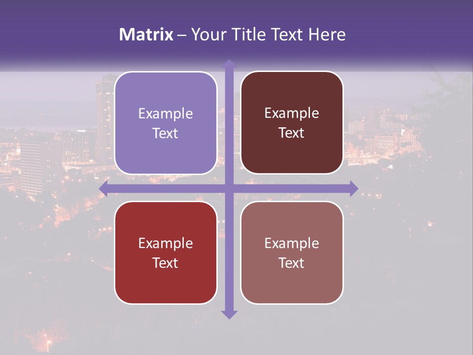Trees Landmark Waterfront PowerPoint Template