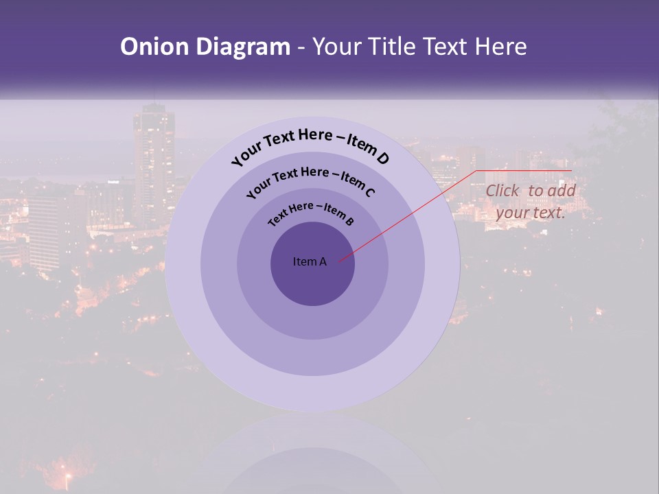 Trees Landmark Waterfront PowerPoint Template