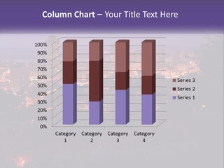 Trees Landmark Waterfront PowerPoint Template