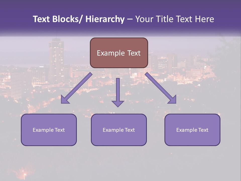 Trees Landmark Waterfront PowerPoint Template