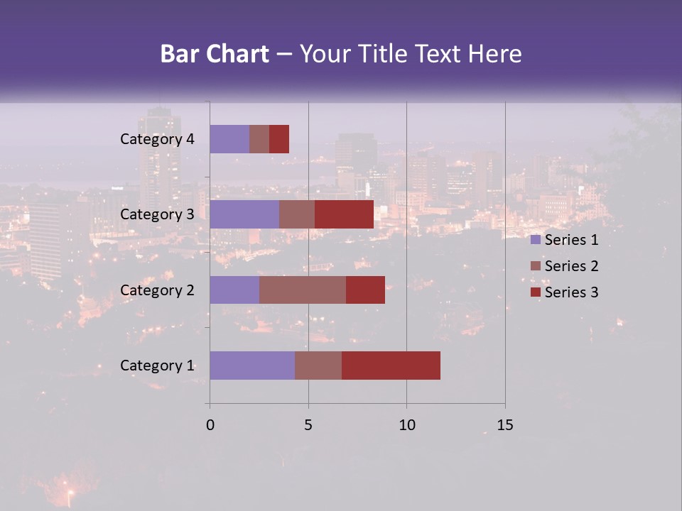 Trees Landmark Waterfront PowerPoint Template